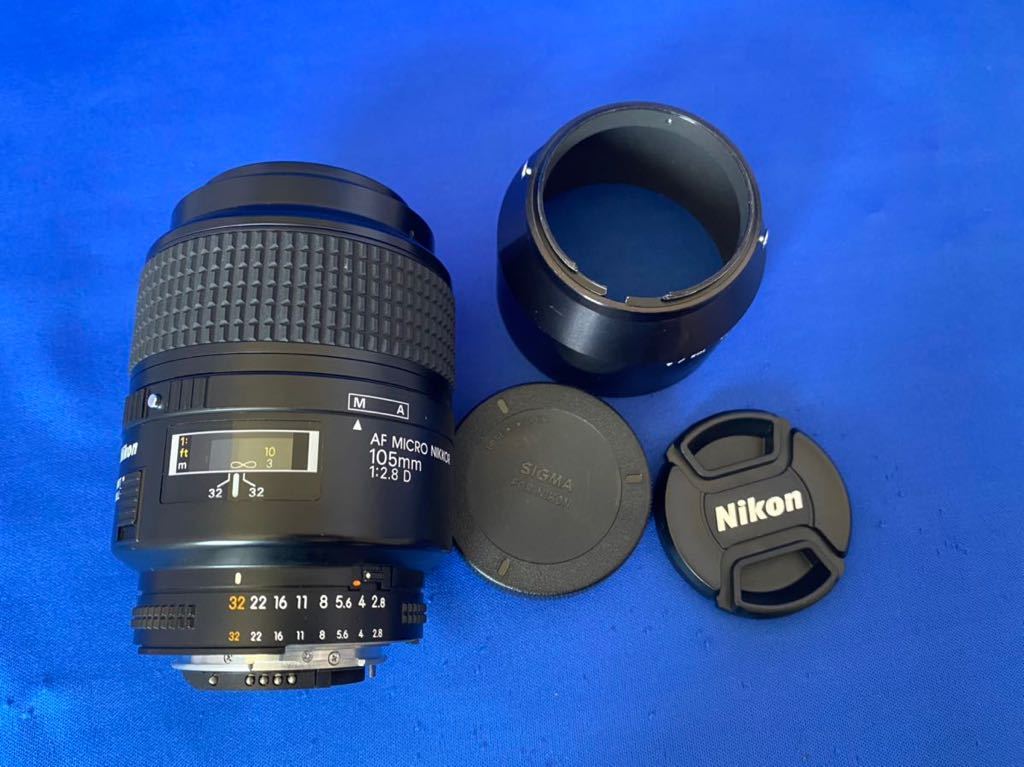 Nikon 単焦点マクロレンズ AF Micro Nikkor 105mm 1:2.8D ジャンク品