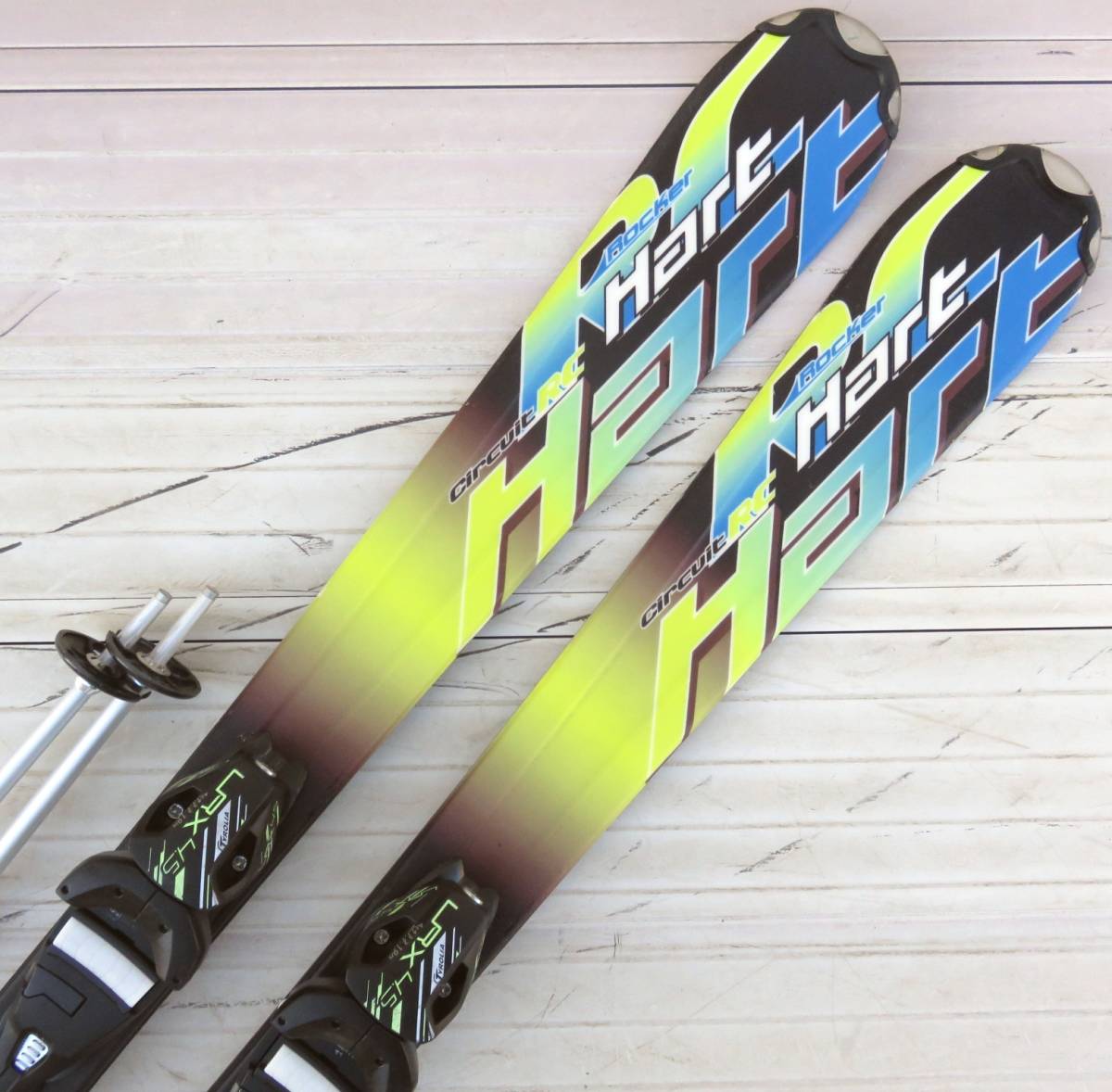 スキー☆Hart circuit RC C1.2T 127cm 調整ビンディング/伸縮式ポール 