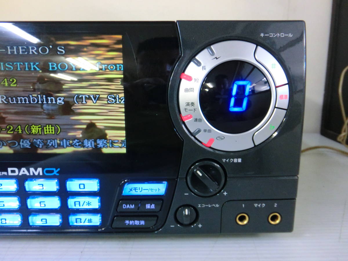 第一興商　Ｇ５０Ｘ　動作品ＨＤＤ新品　きれい　閉局済 第一興商 DAM-G50X DAM 第一興商テレビ画面ブレなし（修理済み） 正規品，格安 移動型通信カラオケ