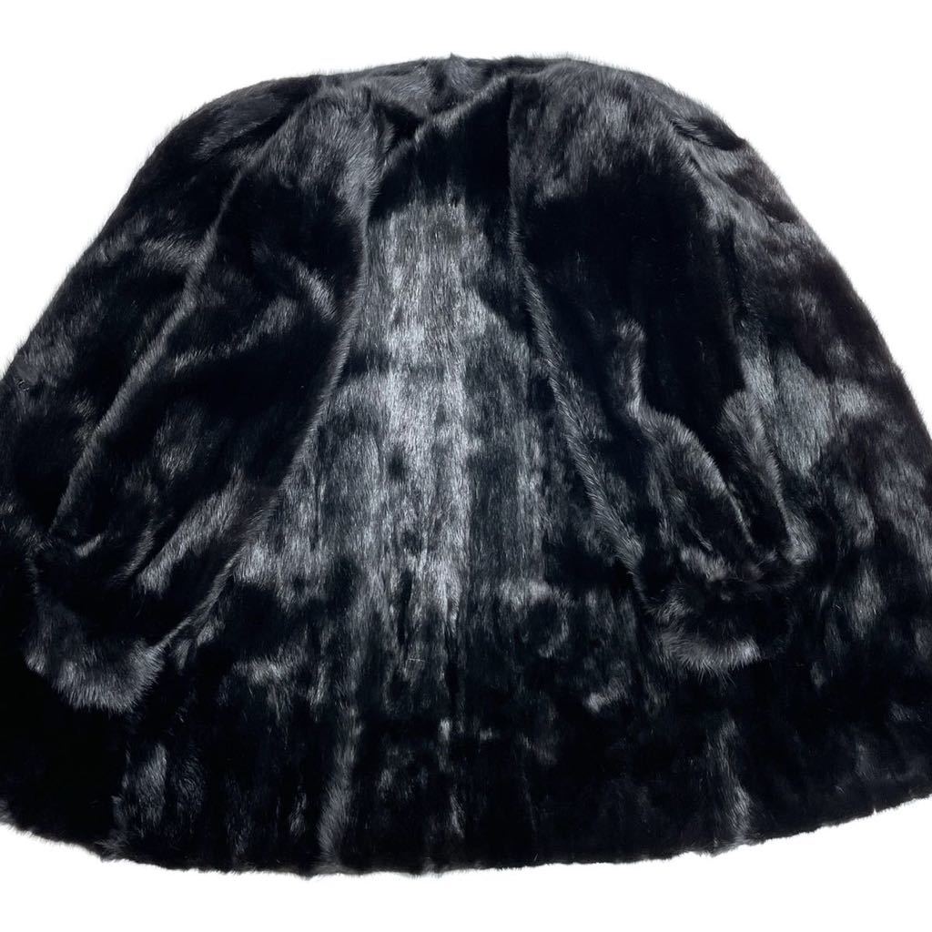 レディースファッション 【美品♪毛質良質】MINK ブラックミンク 