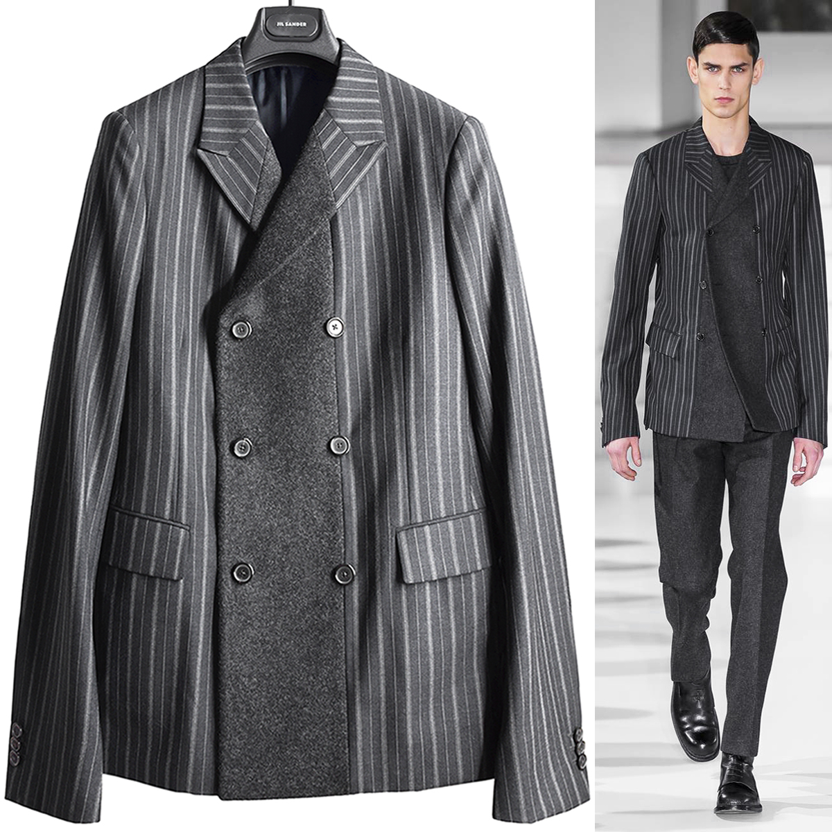 正規品 極美品 JIL SANDER コレクション登場モデル ヴァージンウール  