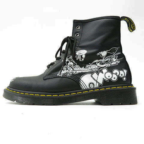 【即決】DR.MARTENS ドクターマーチン ×RICK GRIFFIN ブーツ 1460 ブラック系 UK9 [240001657207] メンズ Griffin Rick ドクターマーチン Marten's Dr. Licensing