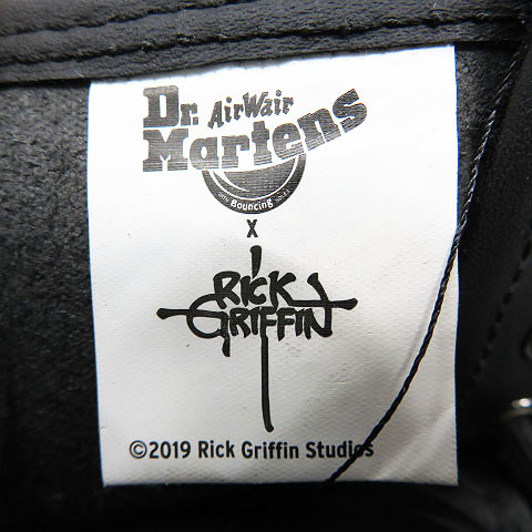 【即決】DR.MARTENS ドクターマーチン ×RICK GRIFFIN ブーツ 1460 ブラック系 UK9 [240001657207] メンズ Griffin Rick ドクターマーチン Marten's Dr. Licensing
