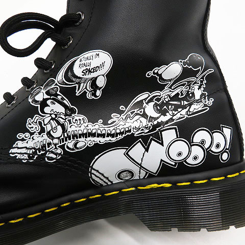 【即決】DR.MARTENS ドクターマーチン ×RICK GRIFFIN ブーツ 1460 ブラック系 UK9 [240001657207] メンズ Griffin Rick ドクターマーチン Marten's Dr. Licensing