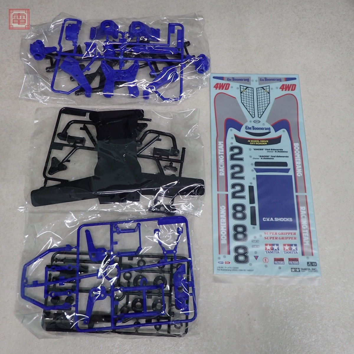 未組立 タミヤ 1/10 電動RC 4輪駆動 レーシングバギー ブーメラン4WD