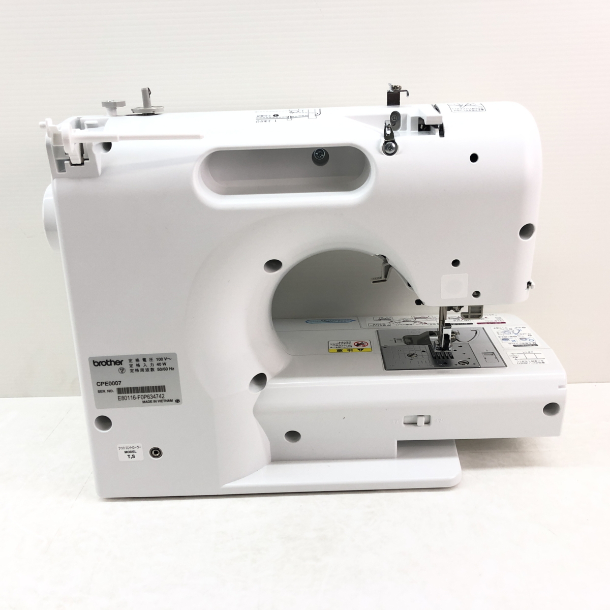 中古品】 MSMKBrother ブラザー コンピューターミシン 文字縫い機能 