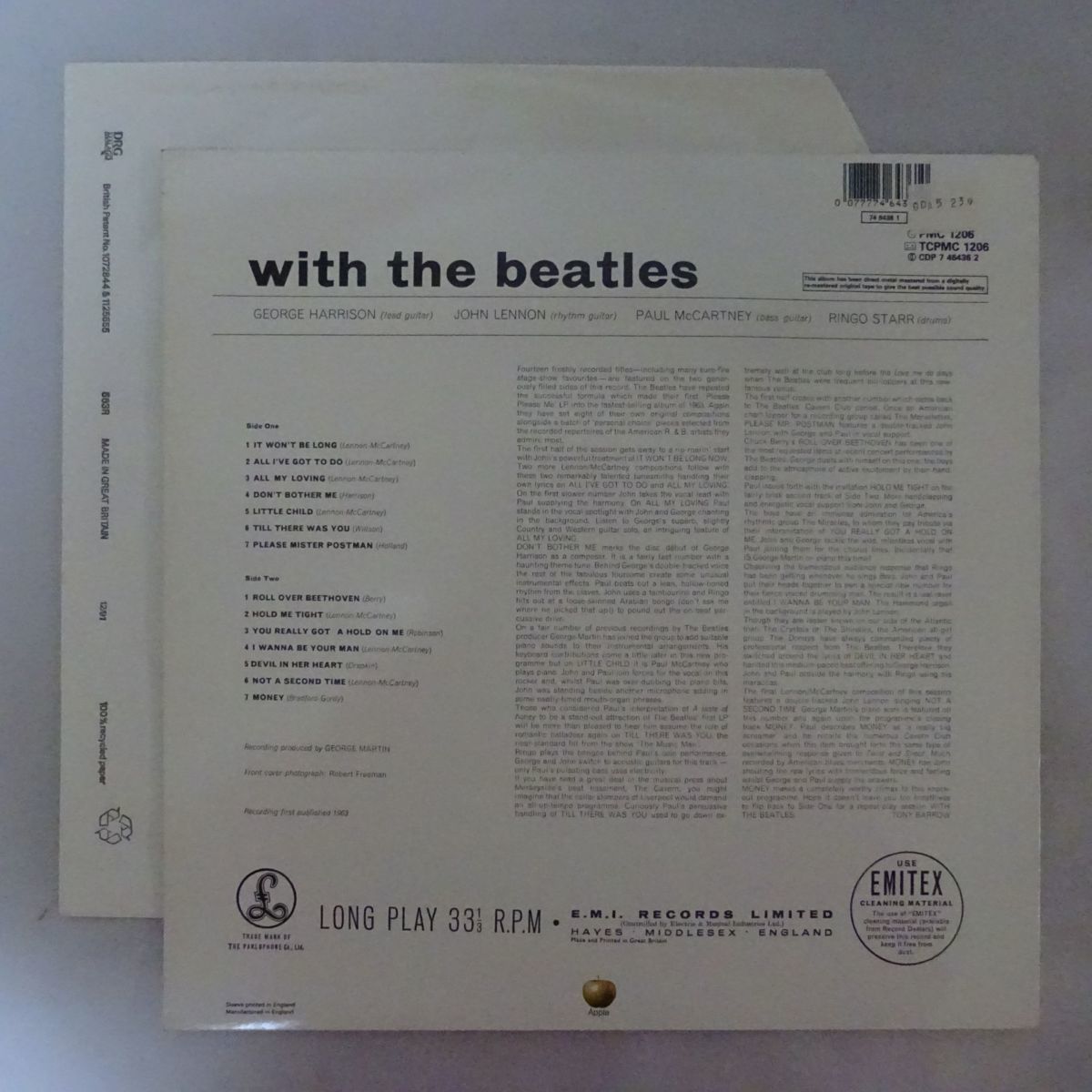 The Beatles - With – Album UK Mono PMC Second 0 Pressing Vinyl LP