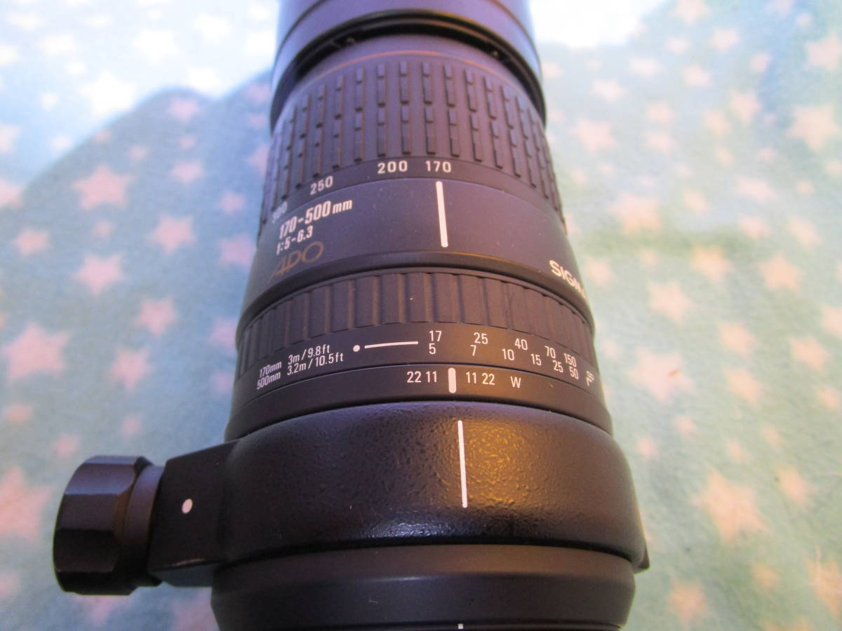 望遠レンズ シグマ（SIGMA）APO 170-500mm F5-6.3 DG (ニコン AF) APO