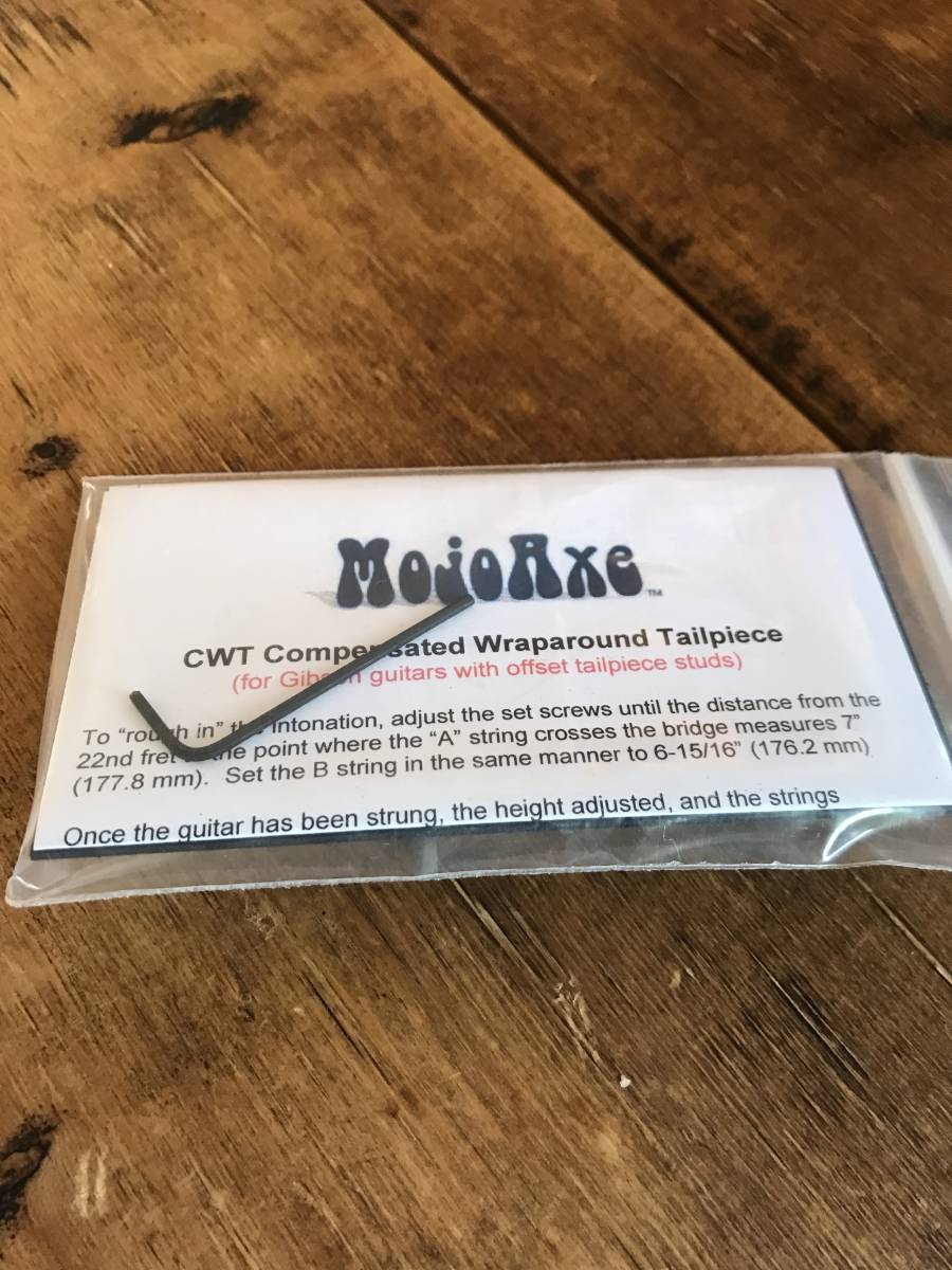MojoAxe CWT-UA + STUDS-VL-UA mojo axe wraparound ラップアラウンド　テールピース