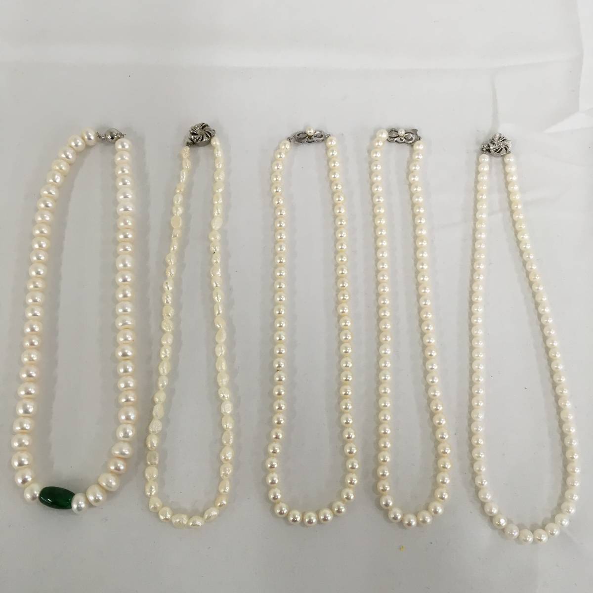 【A1377046】真珠 パール　アクセサリー　大量おまとめ　ネックレス　イヤリング　など　田崎真珠 ネックレス おまとめ パール パールネックレス K18WG 現品限り&frasl;現状お渡し