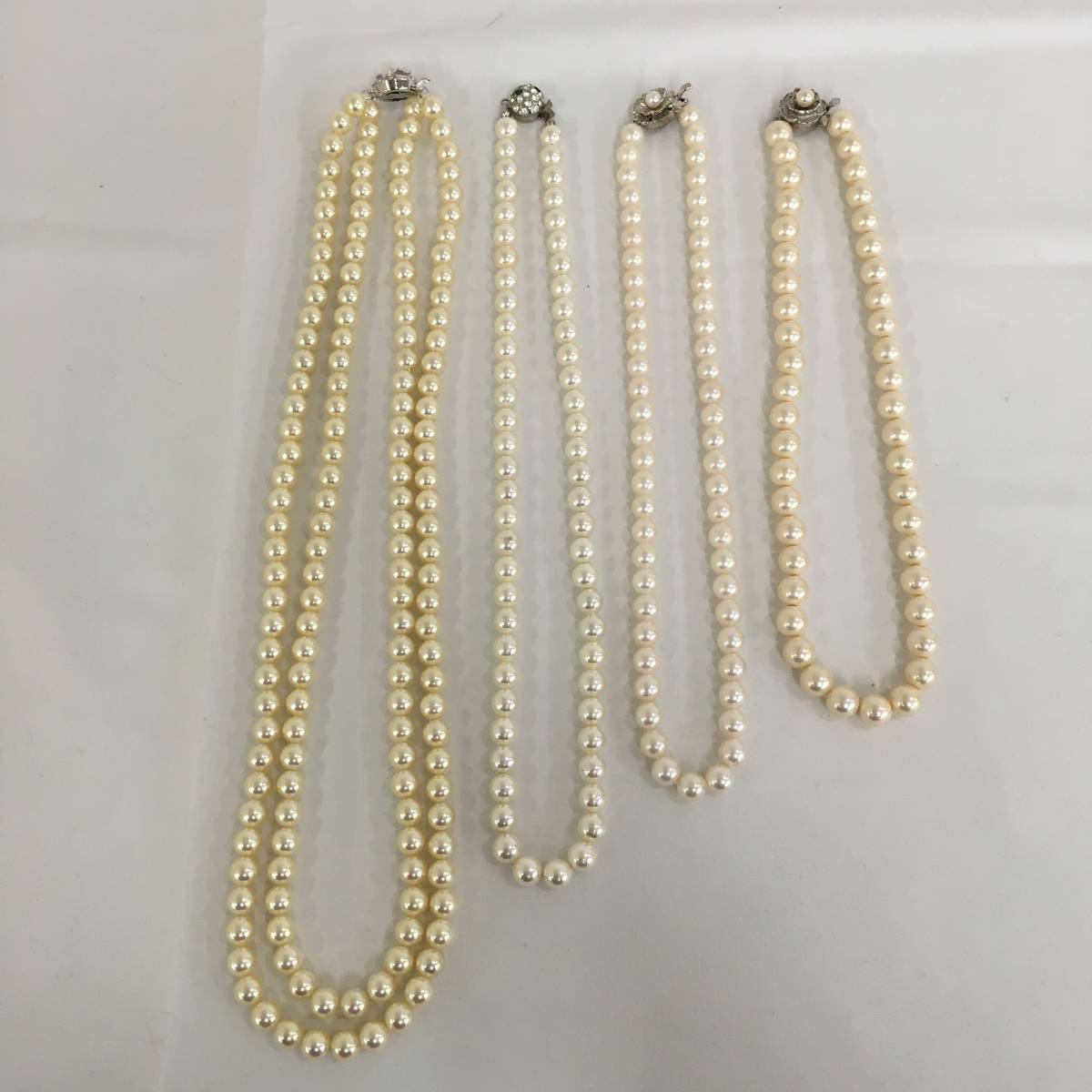 【A1377046】真珠 パール　アクセサリー　大量おまとめ　ネックレス　イヤリング　など　田崎真珠 ネックレス おまとめ パール パールネックレス K18WG 現品限り&frasl;現状お渡し