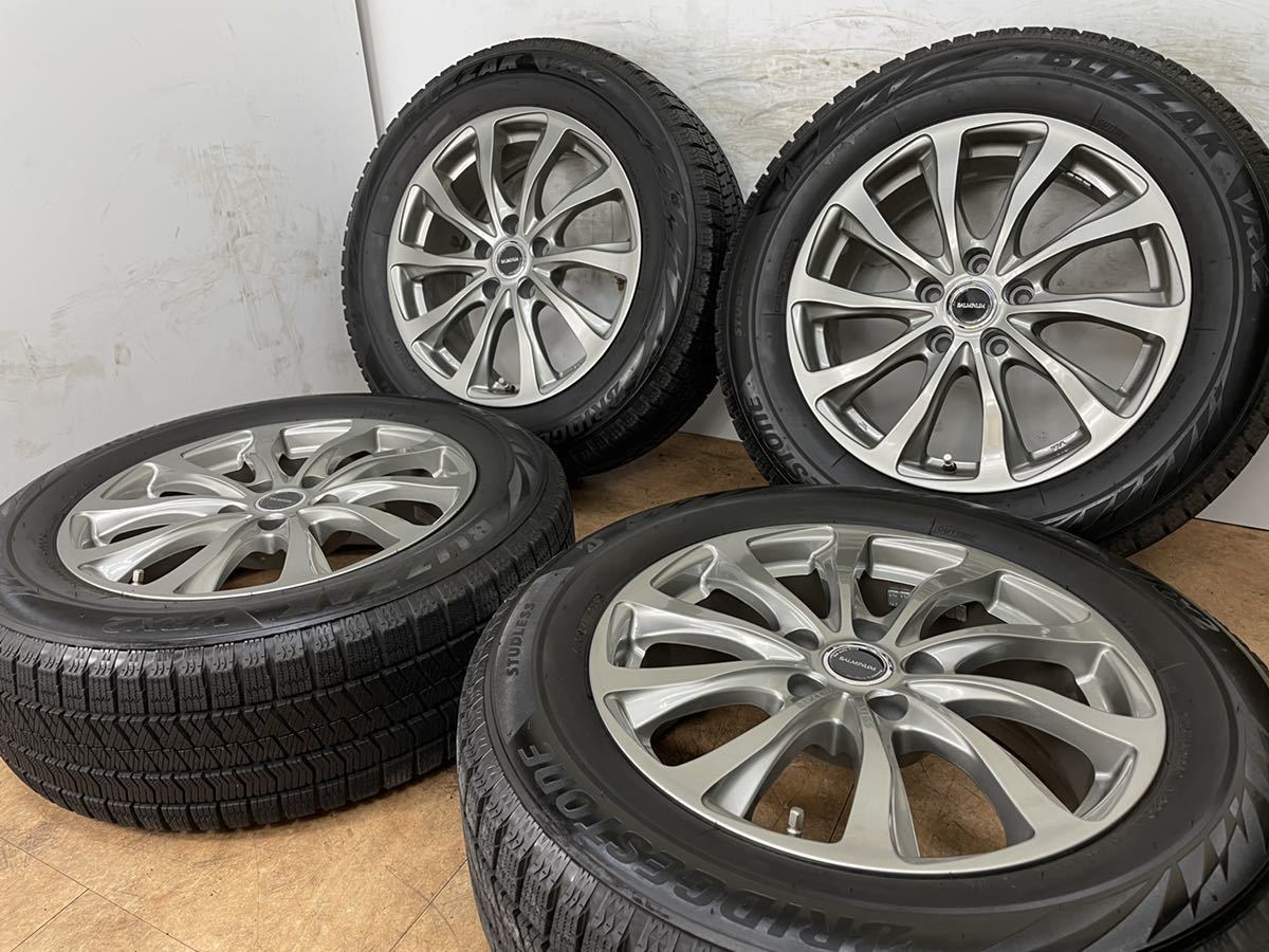 2026，豊富な ブリザックバリ溝 17インチ 7J +38 PCD114.3 ブリヂストン VRX2 225/60R17 アルファード ヴェルファイア エルグランド(スタッドレスタイヤ)｜売買されたオークション情報、yahooの商品情報をアーカイ 5穴