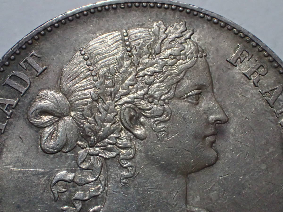 1860年 ドイツ フランクフルト フランコニア女神像 銀貨 NGC MS62