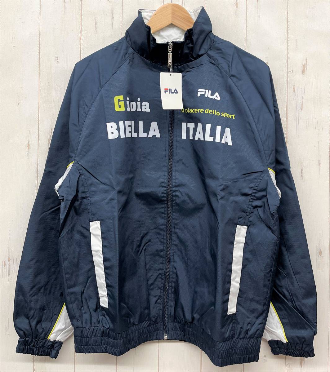  品 FILA フィラ ハイネック フルジップ リップストップ ジャケット ジャンパー M size ネイビー トレーニング ランニング ジョギング(ジャケット、上着)｜売買されたオークション情報、yahooの 男性用