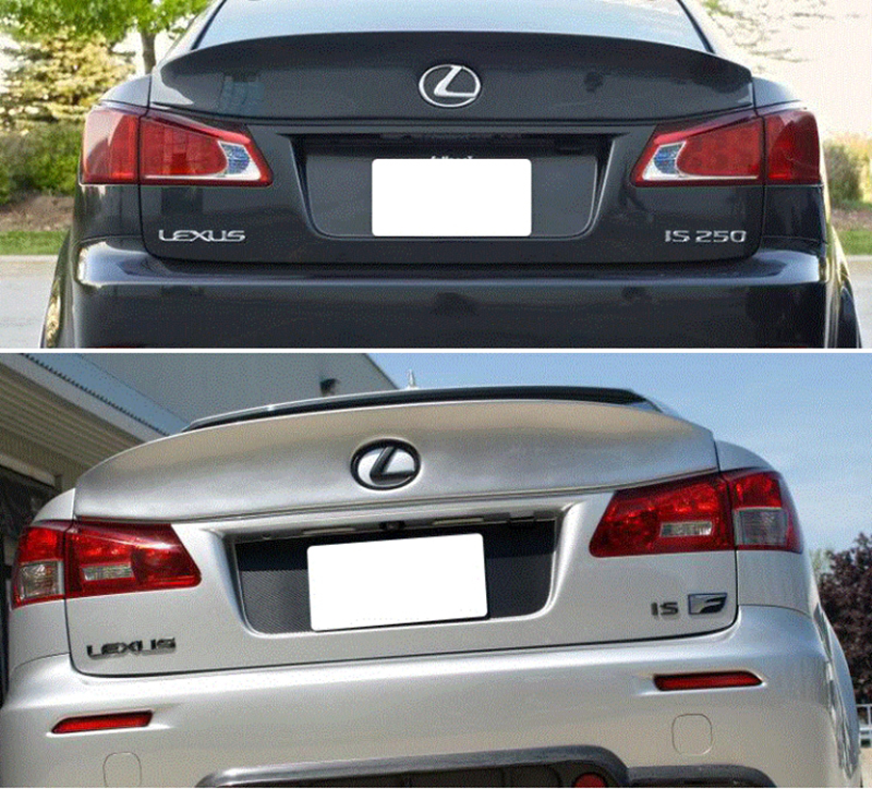 06-12 GSE2 レクサス IS250 IS350 ISF リア トランクスポイラー W 素地