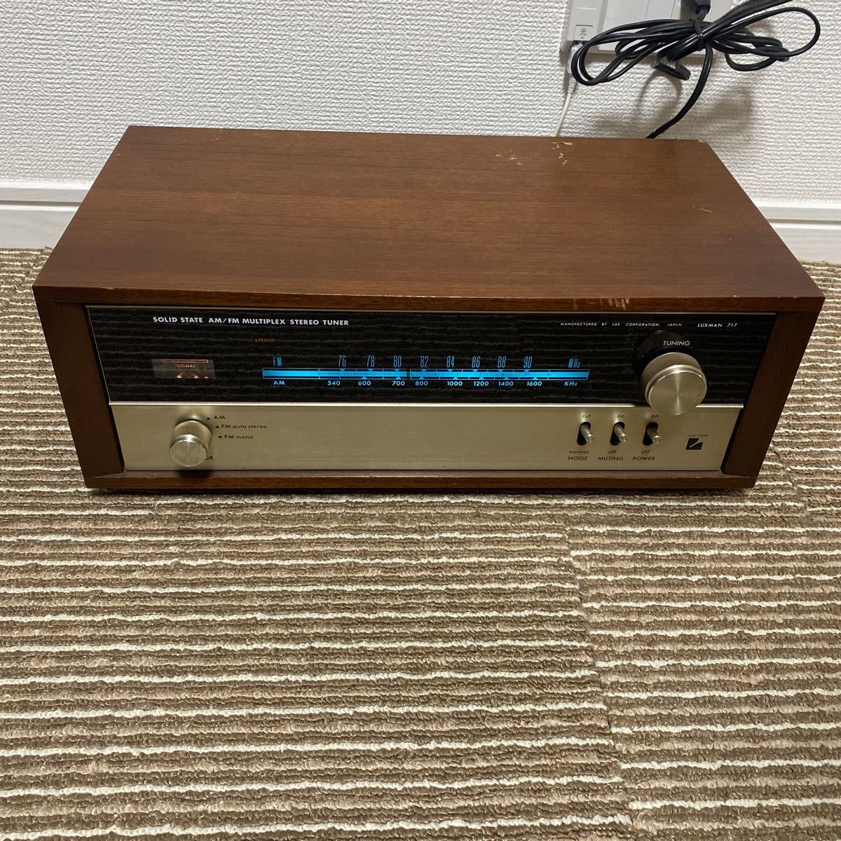 オーディオ機器 動作品 Marantz ST6003ラジオチューナーFM AM