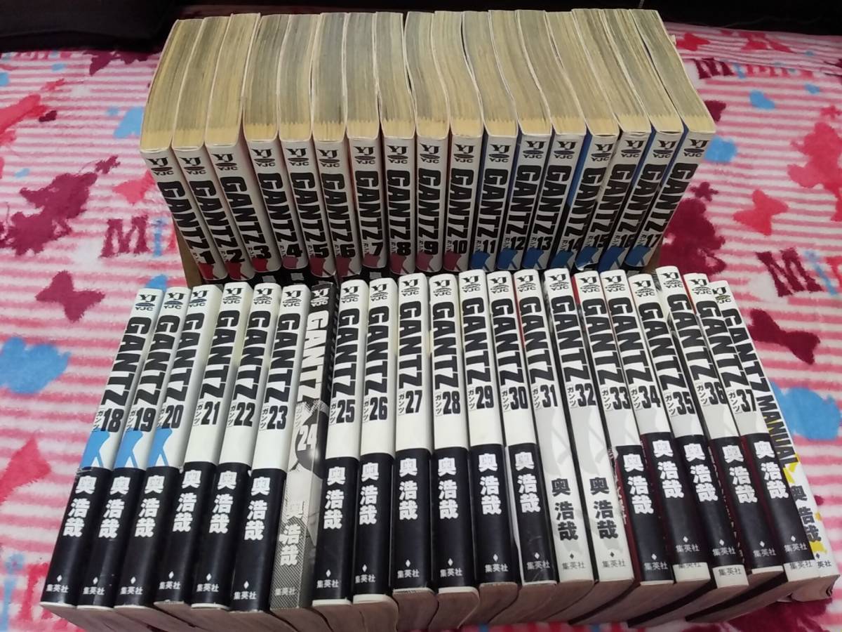GANTZ 1-37巻 全巻セット 奥浩哉 集英社 ヤングジャンプ GANTZ ガンツ 1-37巻 全巻セット＋1巻 奥浩哉 集英社 週刊ヤング