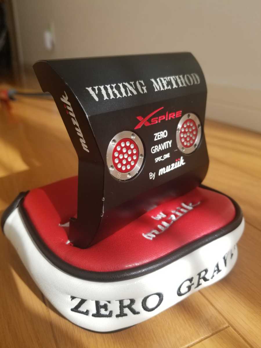  良品 Muziik Xspire Viking Method ダブルベント 34インチ ムジーク バイキングメソッド 純正グリップ 純正ヘッドカバー(パター)｜売買されたオークション情報、yahooの商品情報をアーカイブ公開 - オ 男性右きき用