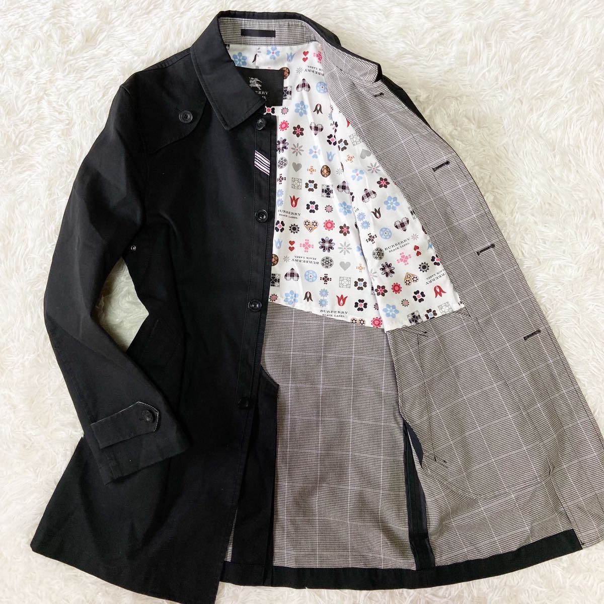 定番，得価 激レア モデル モノグラム柄 バーバリーブラックレーベル 着心地最高 ステンカラーコートBURBERRY BLACK LABEL M(コート)｜売買されたオークション情報、yahooの商品情報をアーカイブ公開 - オーク 男性用