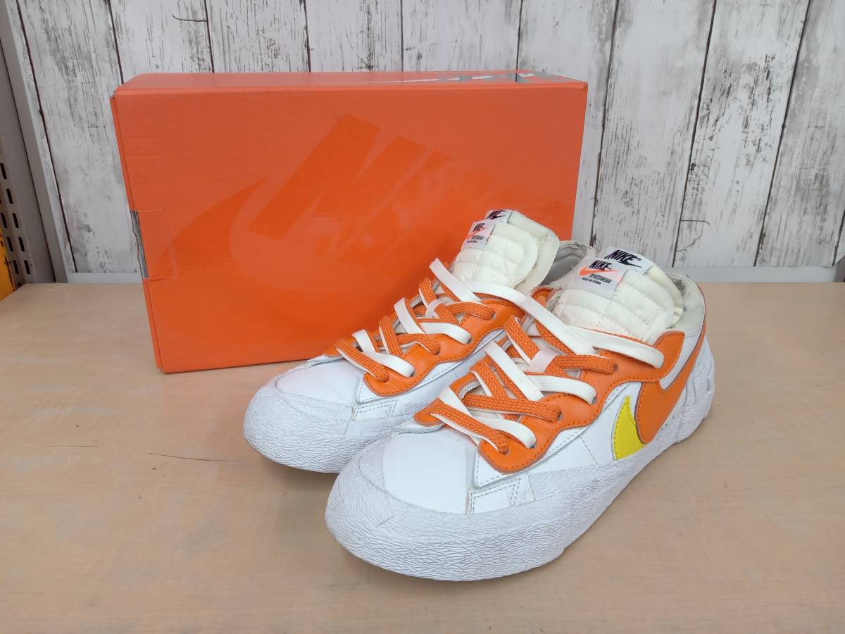 【限定SALE，格安】 NIKE/ナイキ/スニーカー/ホワイト/オレンジ/DD1877-100/BLAZER LOW/ブレーザーロウ/SACAI/サカイ/箱あり/カジュアルシューズ(27.5cm)｜売買されたオークション情報、yahooの商品情報をアーカイブ公開 - 27.5cm