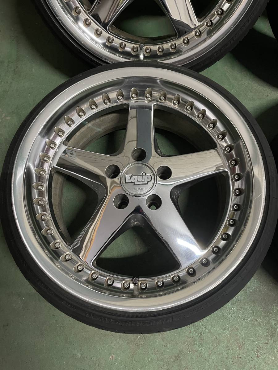 1円〜WORK Equip 希少な初期DDC 18x9J 5H 114.3 +18 GT-Rオフセット 1円〜WORK Equip 希少な初期DDC 18x9J 5H 114.3 +18 GT-Rオフセット