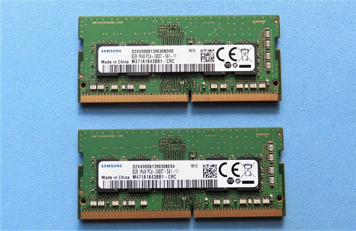 Samsung PC4-19200 DDR4 2400MHz 16GB 8GB (PC4-2400T) CL17 SAMSUNG