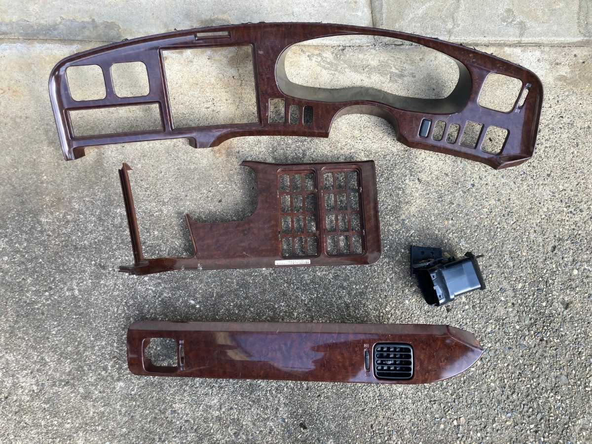 三菱ふそう 07 スーパーグレート 黒木目 インテリア パネル 10P