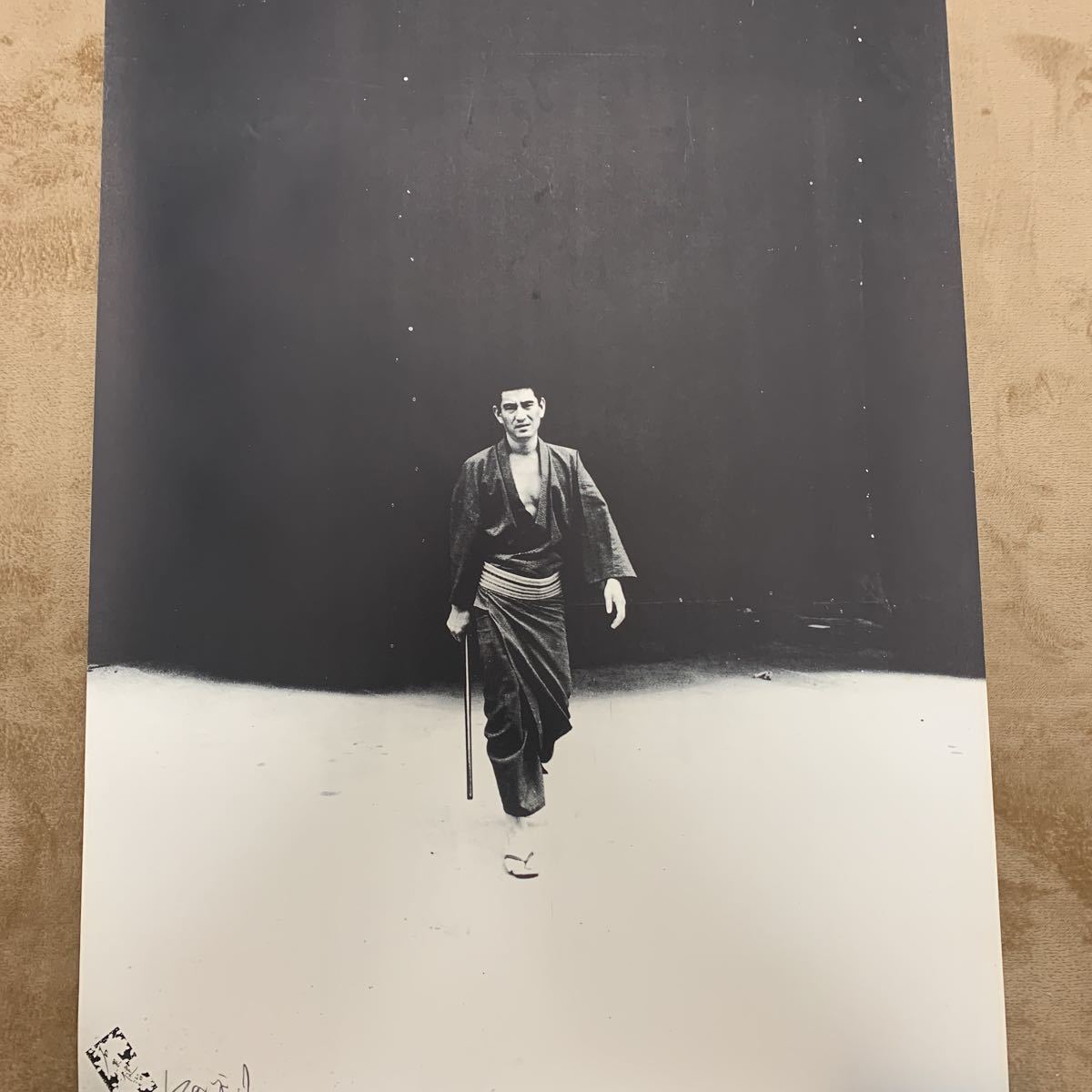 石黒健治撮影 ポスター 60年代 高倉健 大英博物館 石黒健治 サイン入り 