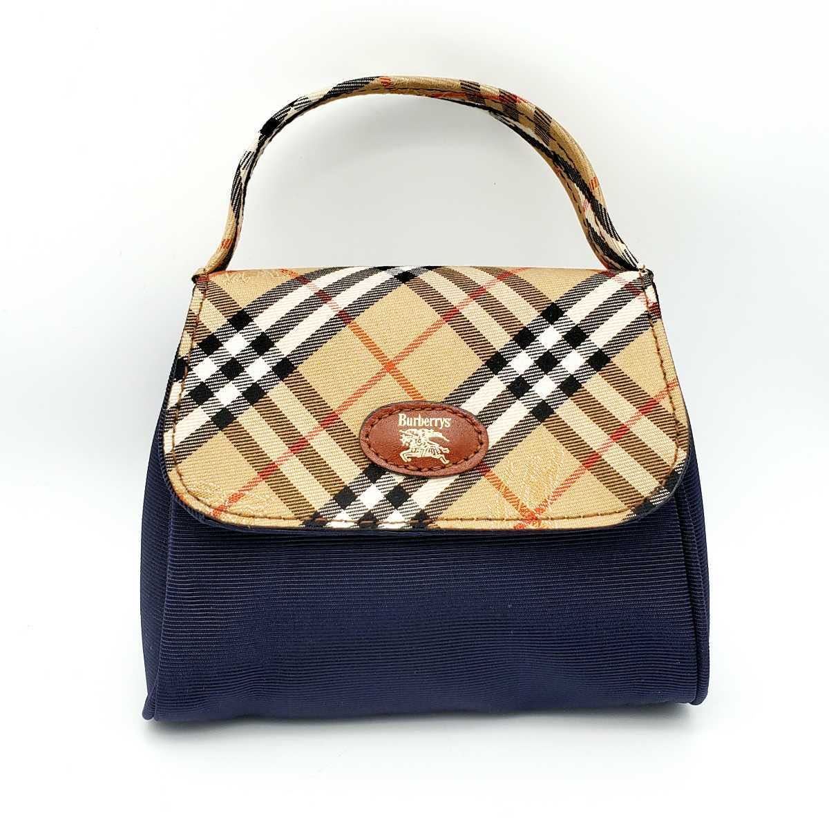 保管品 極美品 Burberrys バーバリー ノバチェック ナイロン ミニミニ
