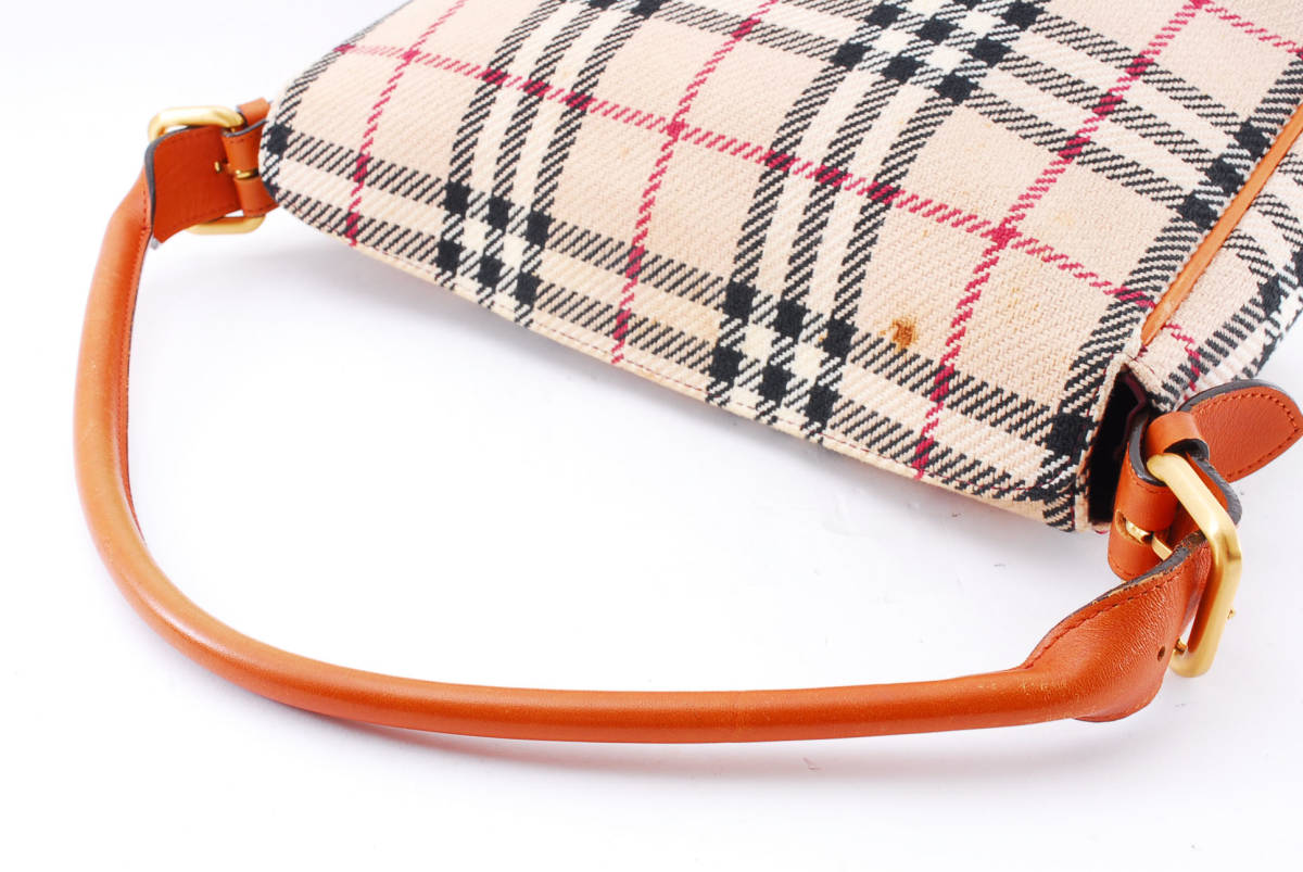 BURBERRY バーバリー ノバチェック ショルダーバッグ ポシェット