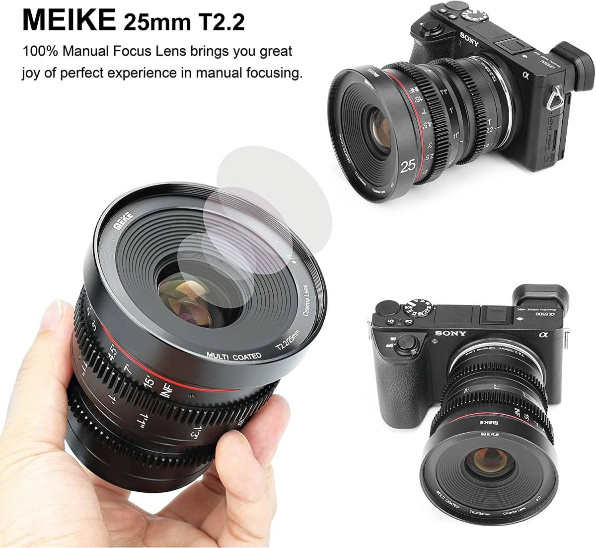 Meike 25mm T2.2 Fujifilm Series BMPCC 【新品送料無料】Meike 25mm