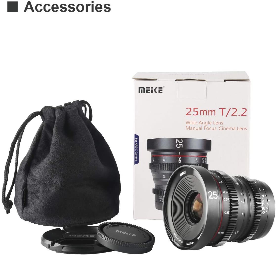 Meike 25mm T2.2 Fujifilm Series BMPCC 【新品送料無料】Meike 25mm