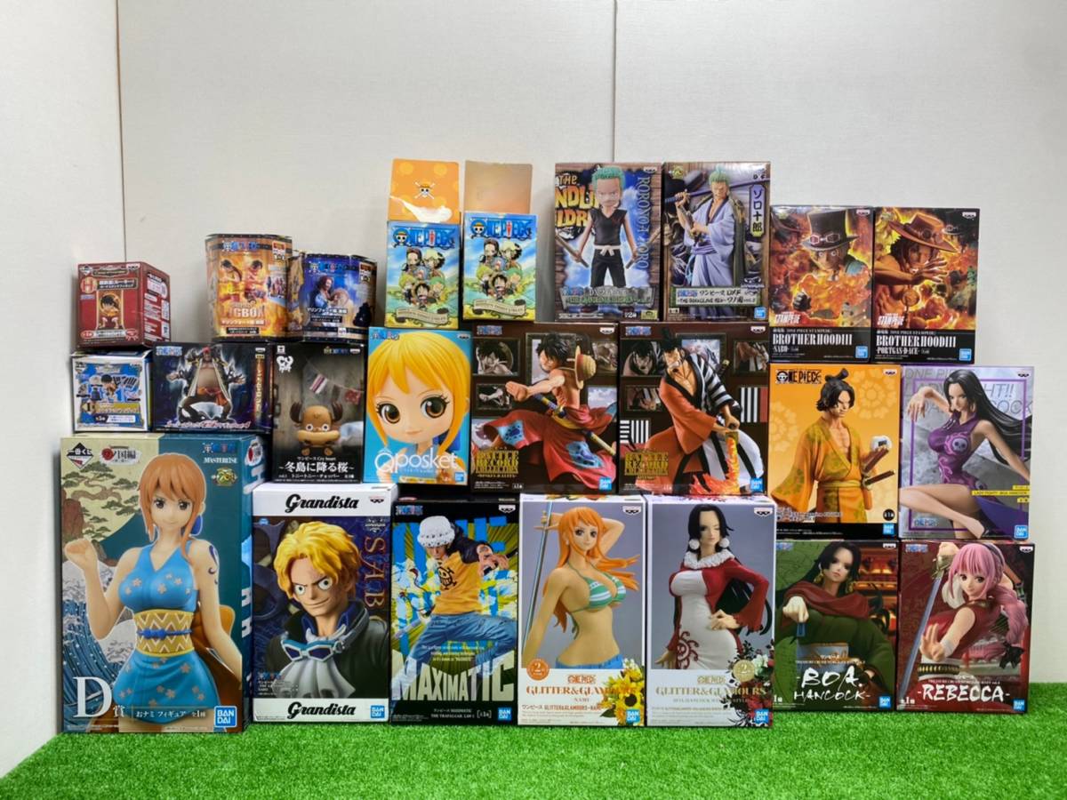 #5　ワンピース フィギュア まとめ売り 一番くじ Qposket グラメン グラチル サボ エース ゾロ ナミ ルフィ ハンコック ロー チョッパー 14