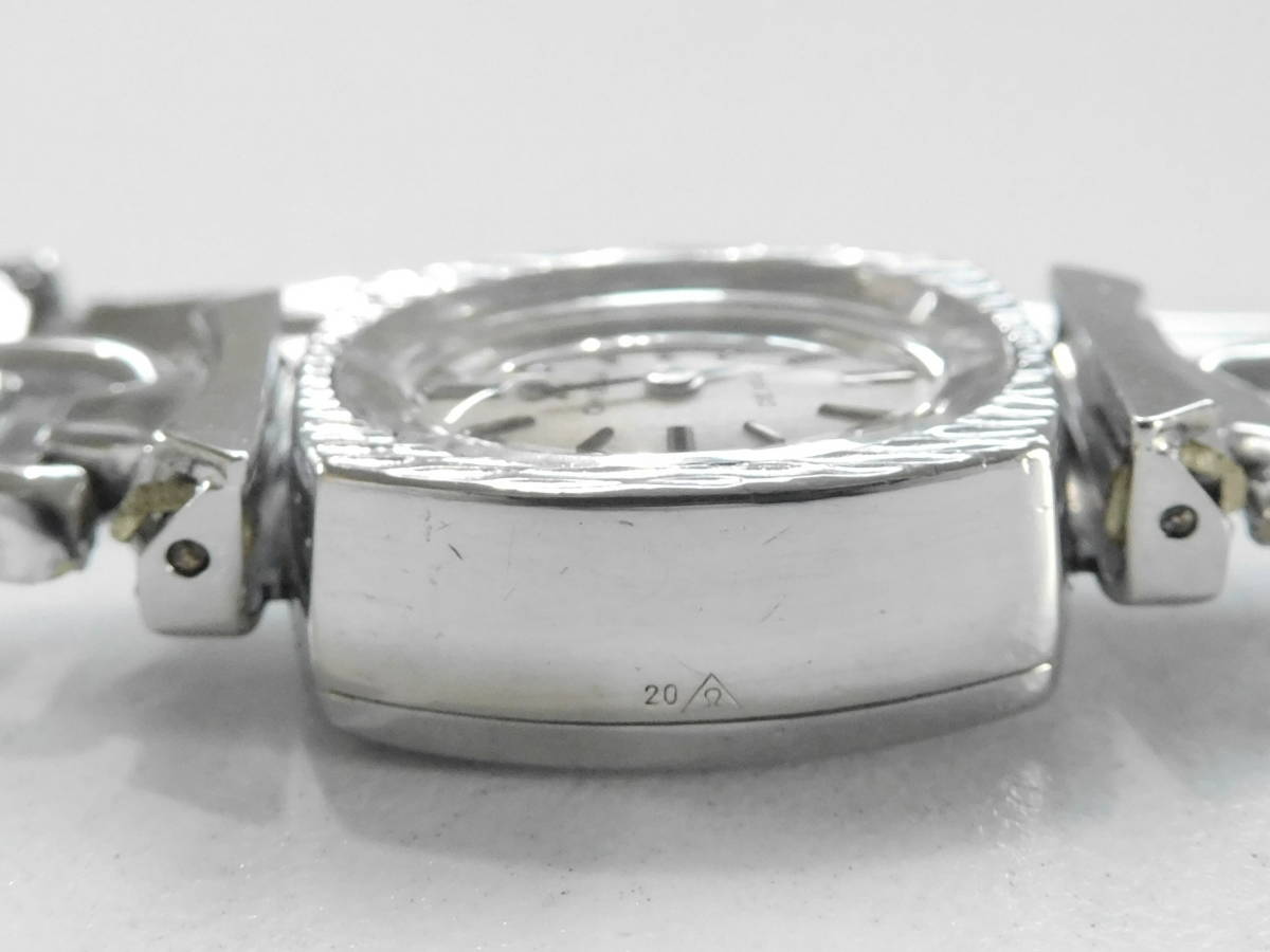 稼働良品】カットガラス OMEGA オメガ DE VILLE デビル レディース 手