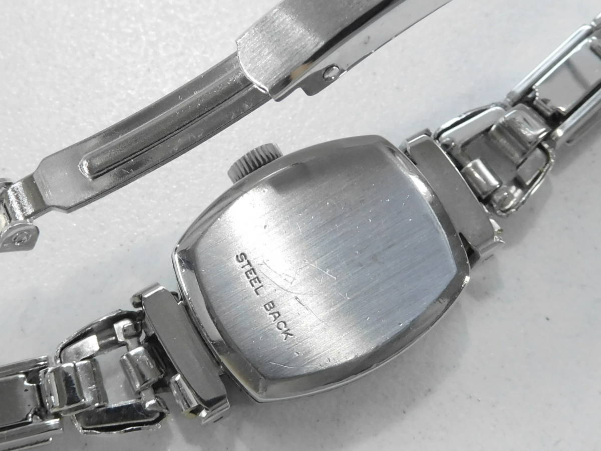 稼働良品】カットガラス OMEGA オメガ DE VILLE デビル レディース 手