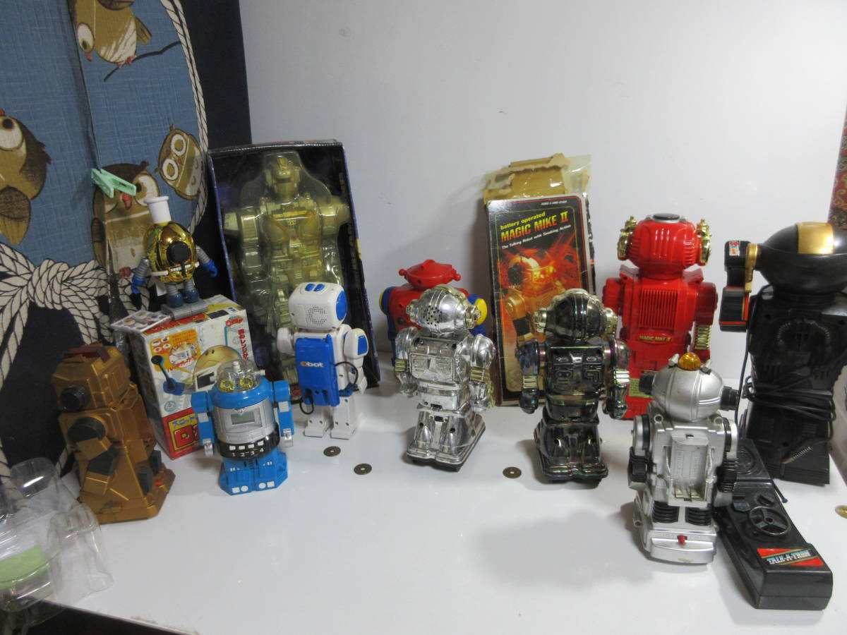 古ーい ロボット玩具 ロボコンなど大量セット 未テストのためジャンク