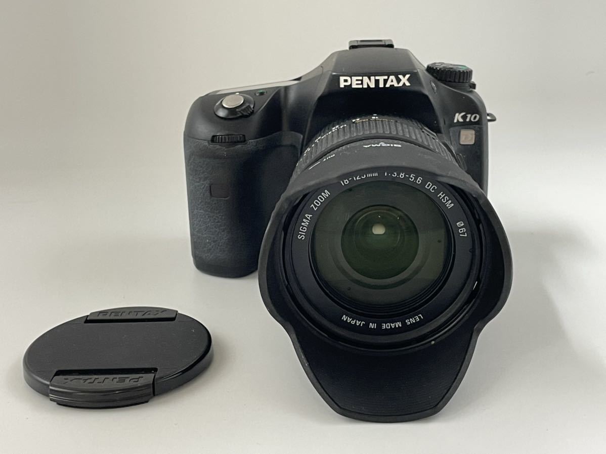 1円スタート PENTAX K10D SR ペンタックス レンズ SIGMA ZOOM 18-125mm