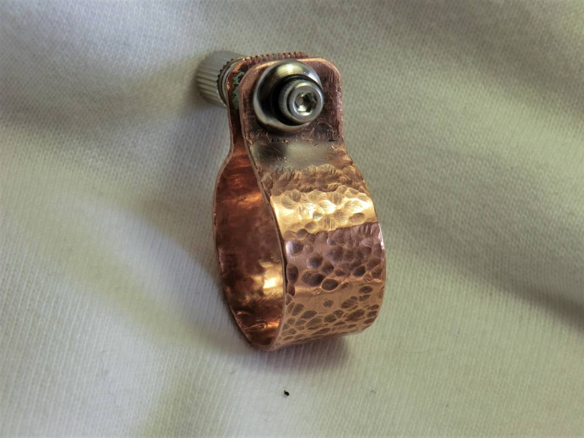 ソプラノサックス ラバーマウスピース専用カスタム鍛金成形製作