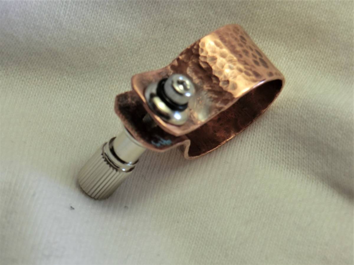 ソプラノサックス ラバーマウスピース専用カスタム鍛金成形製作