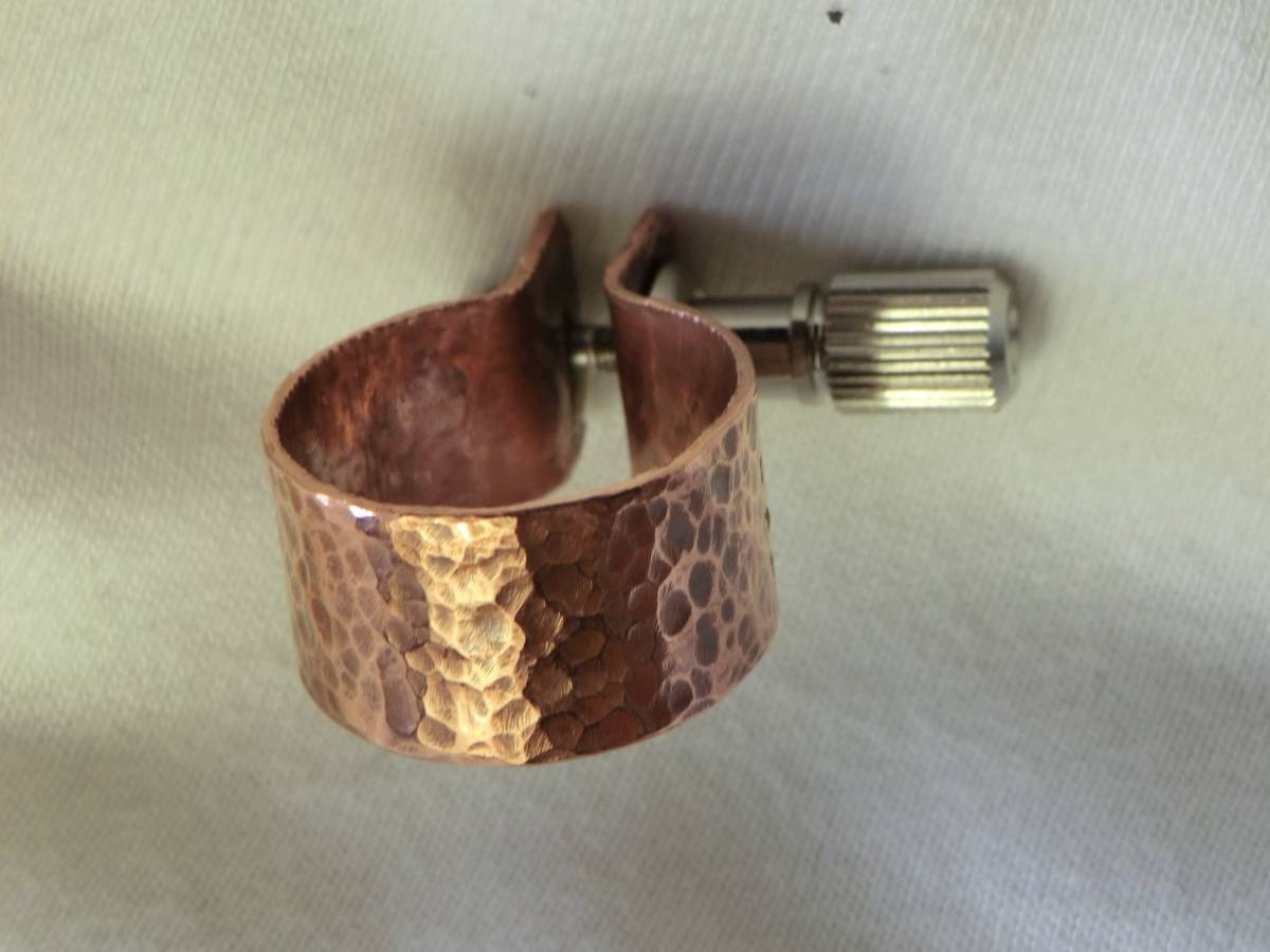 ソプラノサックス ラバーマウスピース専用カスタム鍛金成形製作