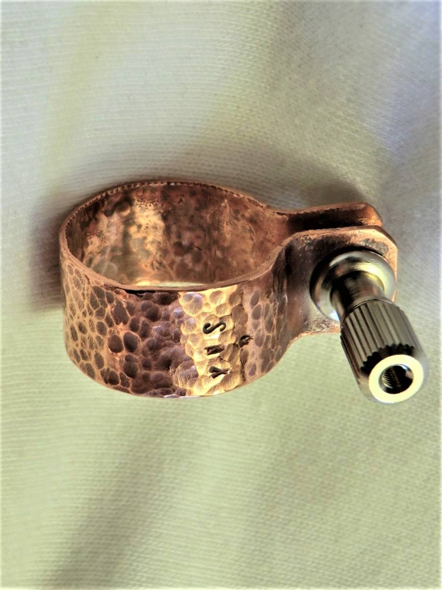 ソプラノサックス ラバーマウスピース専用カスタム鍛金成形製作