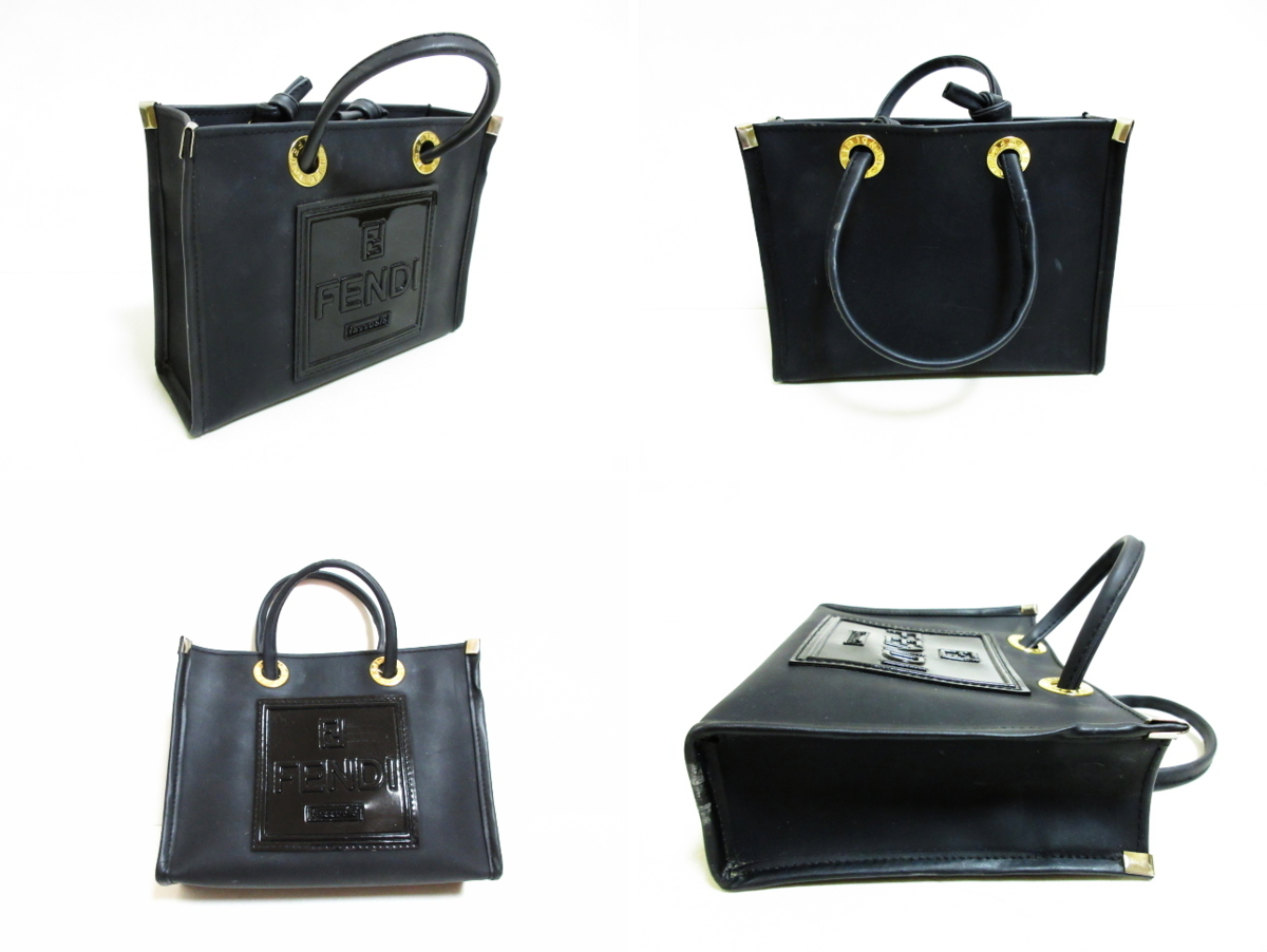 XK526△フェンディ FENDI/ズッキーノ/ポーチ/バッグ/ズッカ柄/グレー 