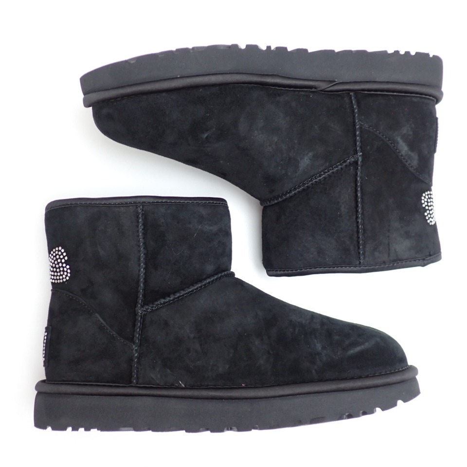 ☆未使用 UGG/アグ クラシック ミニ クリスタル ショートムートン 