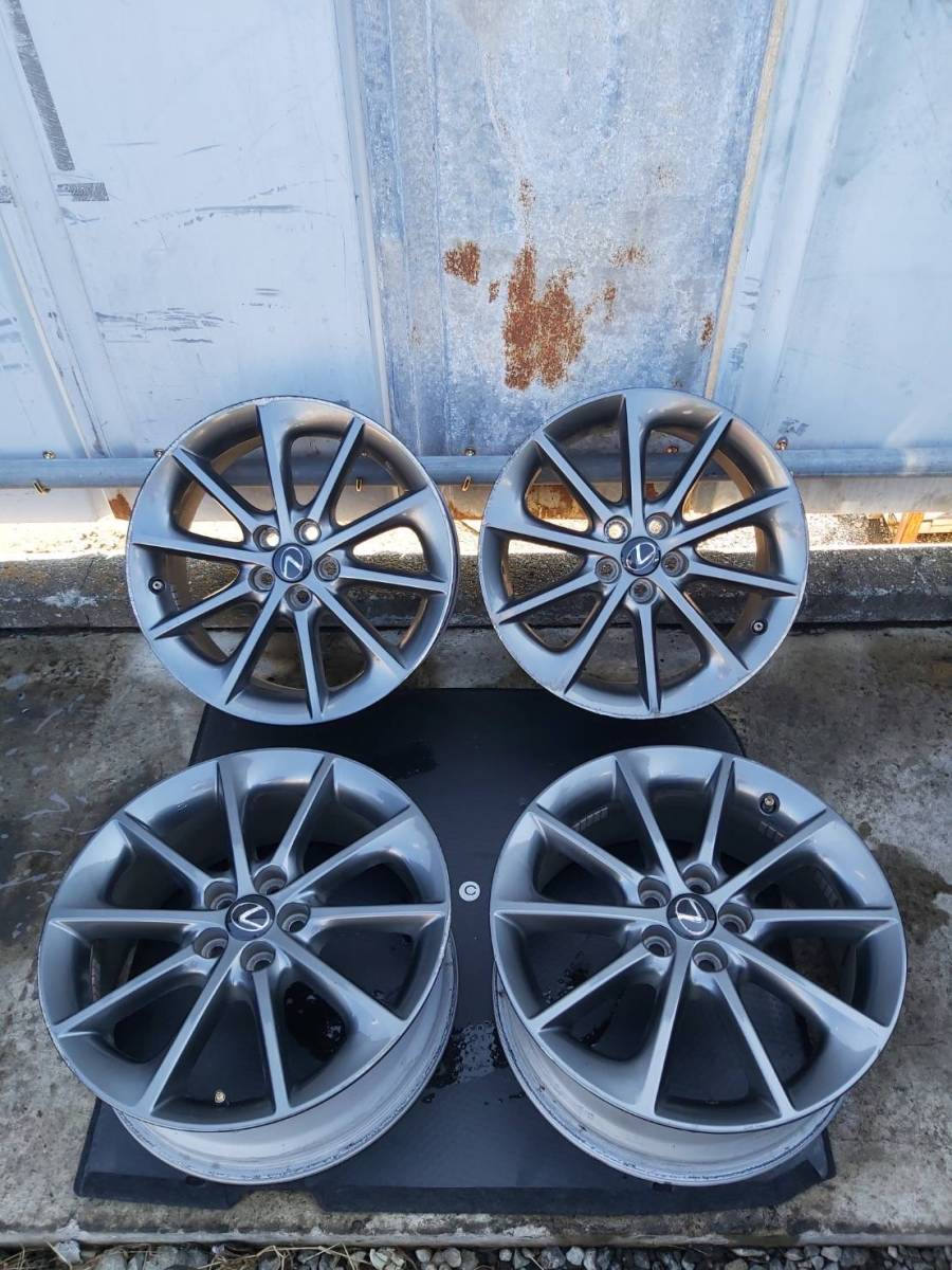レクサス CT200h Fスポーツ ZWA10 17×7J 純正アルミホイール