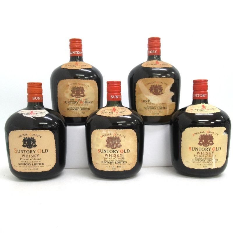 大阪府配送限定 サントリー オールド 寿 SUNTORY LIMITED 5本セット