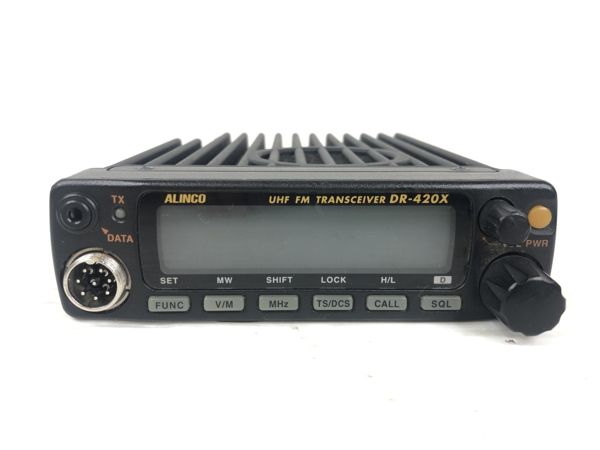 ALINCO DR-420X 公式通販 UHF TRANSCEIVER アルインコ - FM 無線 20