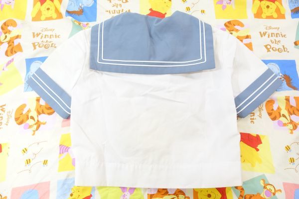 【100円スタート！】 r2_5171 わかる方どうぞ♪ 九州方面 夏服 半袖 指定セーラー服 サイズS MITSUYA製 制服