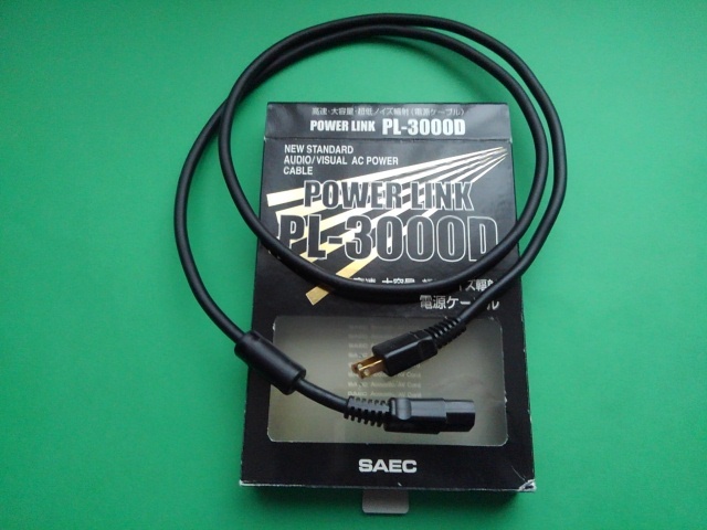 数量限定，2026 SAEC PL-3000D 1.5ｍ MADE IN JAPAN サエク創業30周年記念モデル 2P電源ケーブル(音響用ケーブル)｜売買されたオークション情報、yahooの商品情報をアーカイブ公開 - オークファン その他