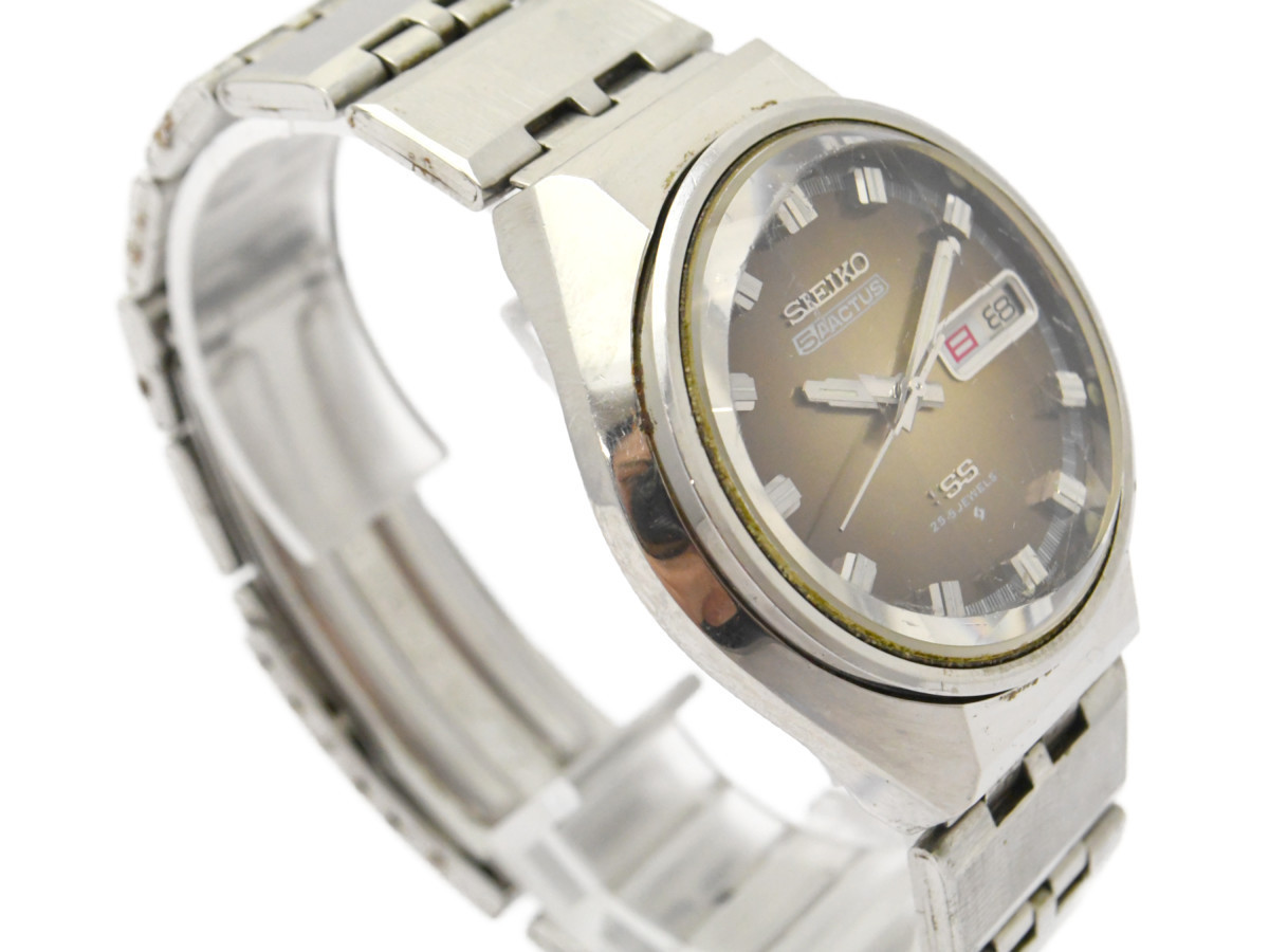 中古品] 稼働品【SEIKO】セイコー 5ACTUS 6106-7690 AT 自動巻