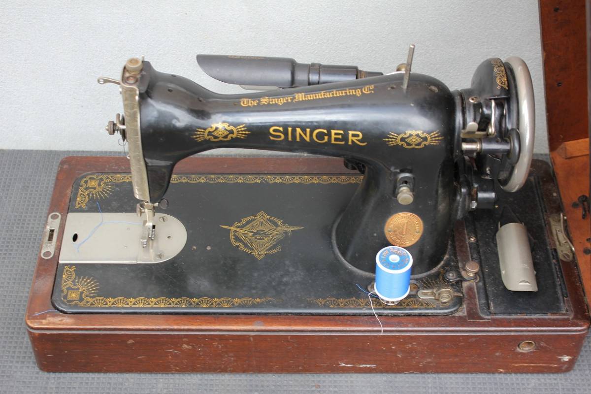 レトロ アンティーク SINGER ミシン ケース付き 現状品 【公式通販】